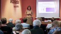 Actividad sobre el p�rkinson en un Espazo +60 de Afundaci�n en Lugo