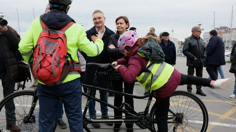 Inauguracin del carril bici de Poniente