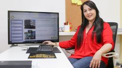 Damaris Dorado, de la inmobiliaria Nueva Llave, en Lugo
