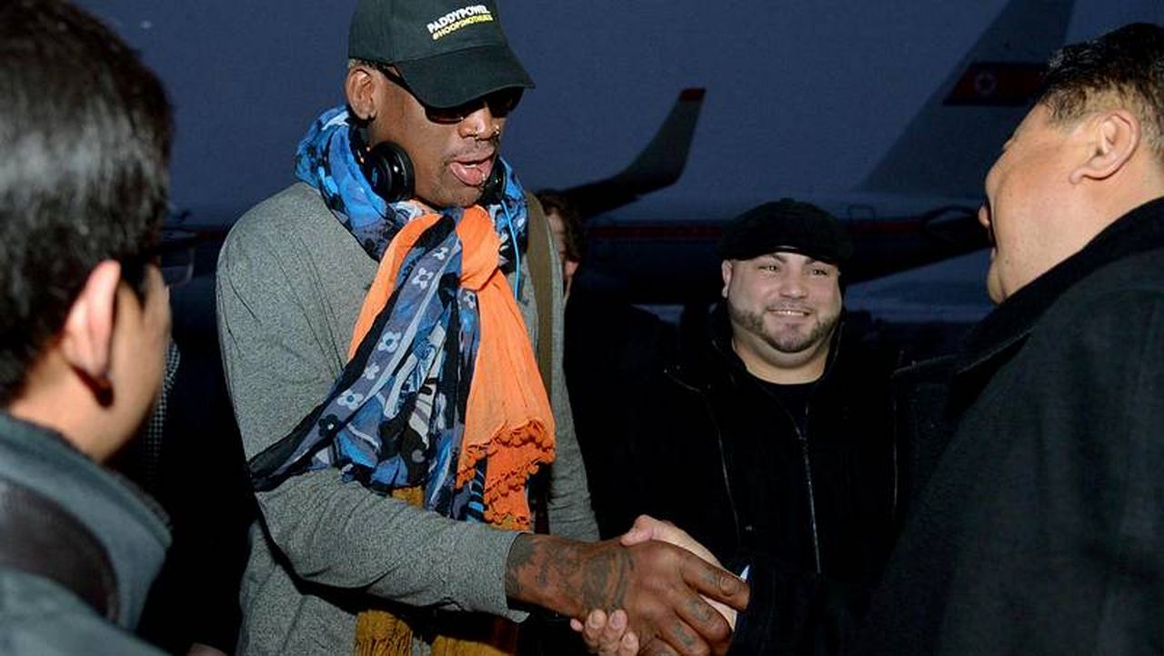 Rodman Pinoy Rodman llega a Pyongyang para entrenar a la selección norcoreana de ...