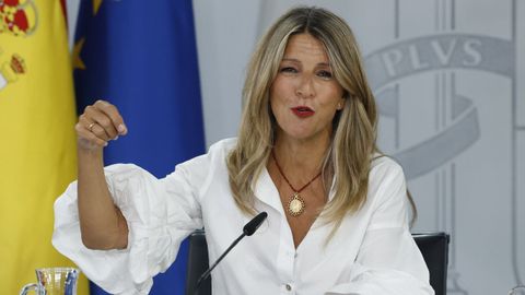 La vicepresidenta segunda del Gobierno y ministra de Trabajo, Yolanda D�az