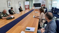 Reuni�n con los agentes medioambientales de la Xunta con el delegado