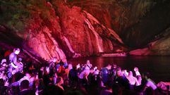 Cascada iluminada. A�o 2019 