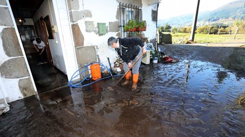 Las consecuencias de la tromba de agua en Viveiro