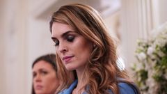 Hope Hicks, exdirectora de comunicaci�n
