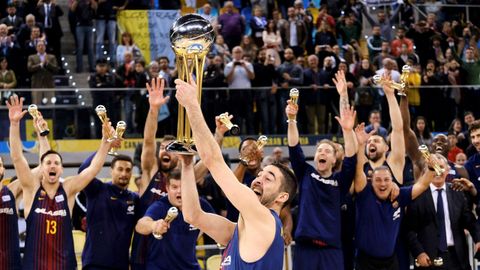 El ltimo ttulo de Navarro con el Bara, la Copa del Rey conseguida en febrero en Gran Canaria