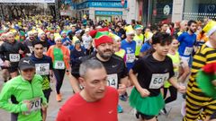 Carrera de San Silvestre en Ourense.