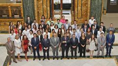 Entrega de diplomas a los becarios de SabadellHerrero.Entrega de diplomas a los becarios de SabadellHerrero