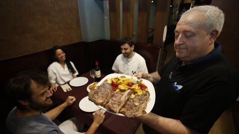 La presentación y la generosidad del restaurante lucense Fonte do Rei son sus señas de identidad.