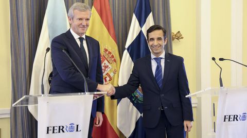 La firma de un convenio en Ferrol entre Rueda y Rey Varela es un de los actos denunciados por los socialistas
