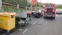 Cuando lleg� Protecci�n Civil, un vecino ya estaba echando agua en el dep�sito