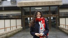 Patricia �lvarez volvi� este mi�rcoles al centro en el que curs� los estudios de licenciatura 