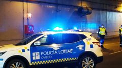 Un control de la Polic�a Local en Oviedo