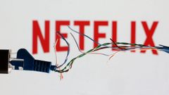 Ilustraci�n con el logotipo de Netflix