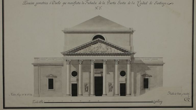 Proyecto de puerta santa del a&ntilde;o 1794