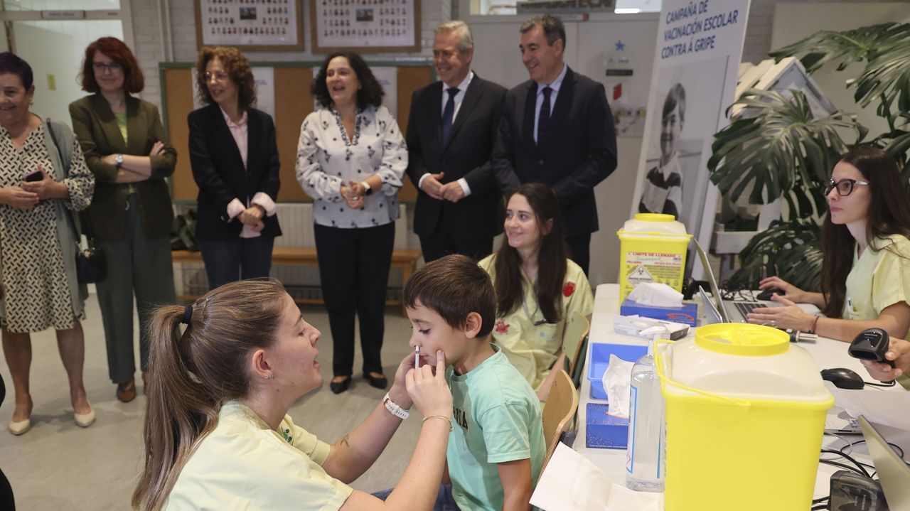 La vacuna infantil de la gripe llega a 75 colegios y a todos los centros de salud