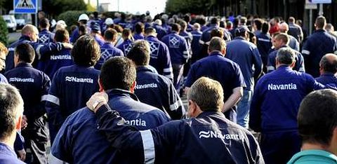 Los trabajadores han protagonizado decenas de movilizaciones en demanda del dique y de nuevos encargos.