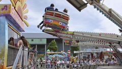 Ambiente este mediod�a en las atracciones de Nar�n, donde se produjo el accidente la noche del s�bado al domingo.