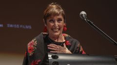 Ver�nica Forqu�, durante la entrega del premio Cineuropa en el 2021