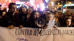 Concentraci�n en Ourense contra la Violencia machista