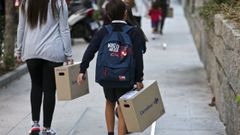 Imagen de archivo de inicio del curso escolar en Vigo