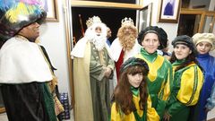 Recepci�n de los Reyes Magos en el Ayuntamiento de Monforte, en una imagen de archivo