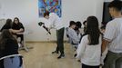 Un momento de la grabacin del vdeo contra la homofobia para la ONG Educo