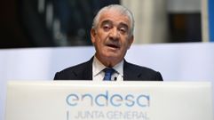 El consejero delegado de Endesa, Jos Bogas, en la junta general de accionistas de este mircoles