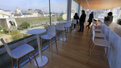 Las vistas desde la cafeter�a de O Vello C�rcere son privilegiadas