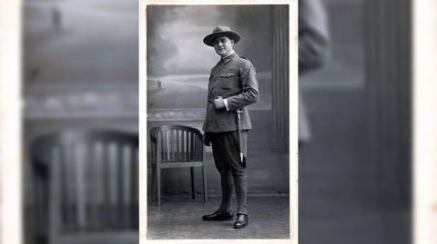 Alonso Santos, hijo de Santos Baamonde, presidente del Sindicato Catolico de Ferroviarios