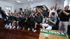 El San Tirso celebra el enfrentamiento contra el Espanyol en la Copa del Rey