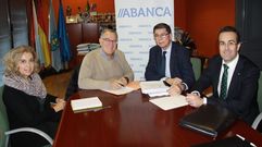La firma del convenio tuvo lugar en O Barco