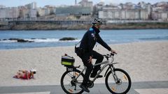 Cierre de playas en A Coru�a por alerta naranja