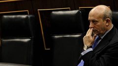 El ministro de Educaci�n, Jos� Ignacio Wert, durante el pleno del Congreso