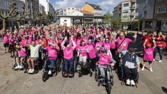 Salida de la andaina solidaria &laquo;Por un mill&oacute;n de pasos&raquo;, de &Iacute;ntegro, en 2025