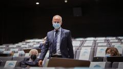 V�zquez, este viernes en el pleno del Concello, antes de despedirse