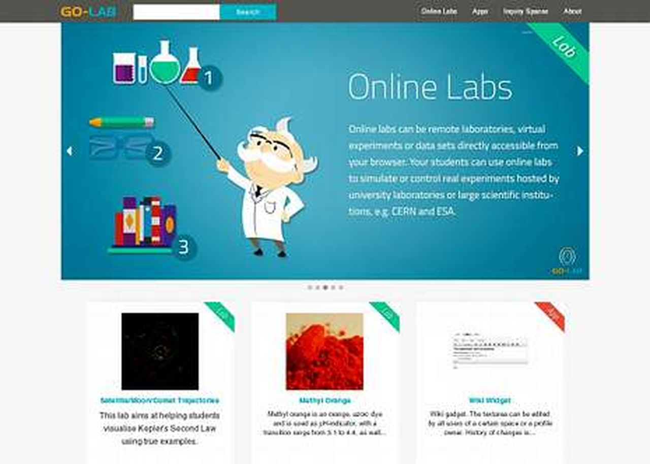 Go-Lab: o laboratorio chega á aula