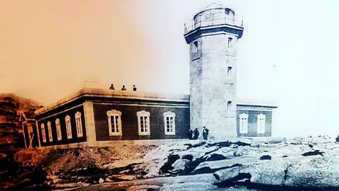 Luminaria provisional mientras se construa el nuevo faro de Slvora