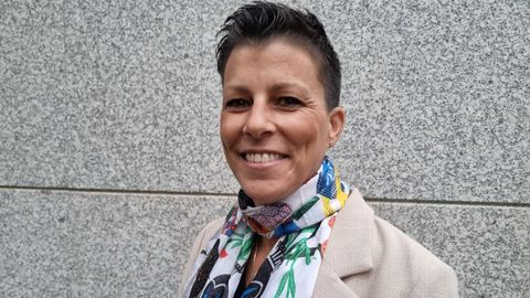 Eva Arias, exatleta e poltica, pregoeira das Festas do Cristo no Barco.