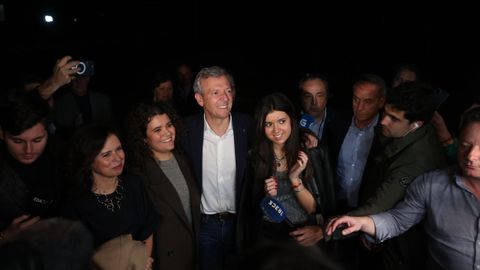 Alfonso Rueda celebra la victoria