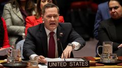 El embajador de EE.UU. ante la ONU, Mike Waltz.