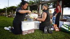 Los voluntarios estar�n de nuevo este s�bado en el Parque dos Condes para recoger donaciones all� mismo, igual que el fin de semana pasado
