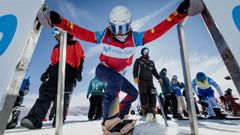 Andrea Seijas, durante su competici�n en el �ltimo Campeonato de Espa�a
