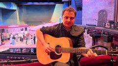 Rub�n Cores en el Teatro Coliseum, donde se representa el musical desde comienzos de mes.