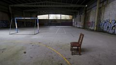 El pabell�n lleva a�os en estado de completo abandono