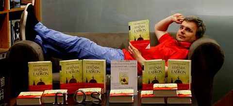 Juan G�mez-Jurado present� su libro ayer en A Coru�a.