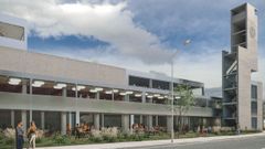 Imagen virtual de la adaptacin de la actual estructura abandonada de Salgueirios en la Factora Moza