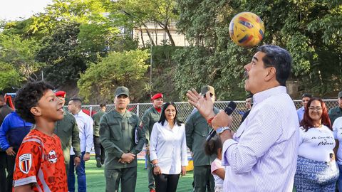 Fotograf�a de Maduro difundida por el palacio de Miraflores.