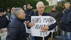 Protesta de los vecinos de Augas Mansas, en Culleredo