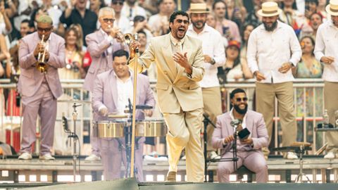 Bad Bunny, en un momento del concierto